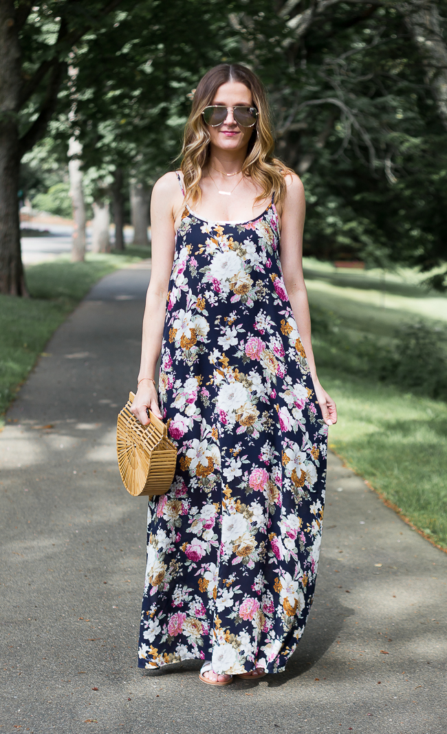 Floral Maxi Dress #summerdress #floralmaxi