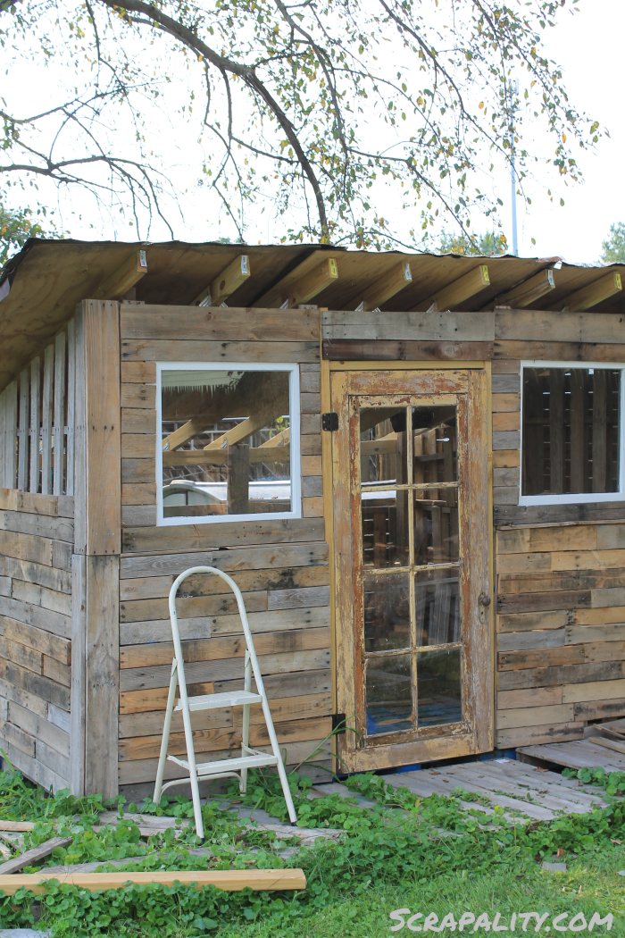 Project: Pallet Shed-The Roof