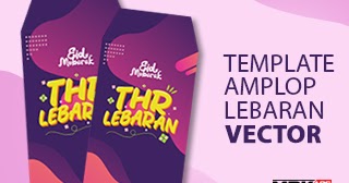 Template Amplop Lebaran Vector Cdr Mbkaos