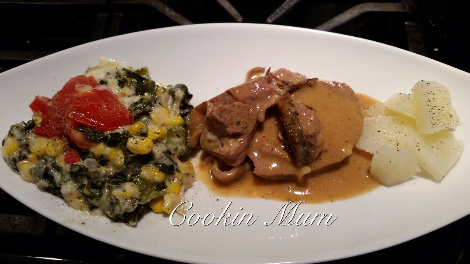 Crock Pot Prime Rib and Beef Gravy Gratin of Delicious & Healthy Greens