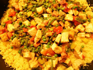 cuscus....pollo e verdure