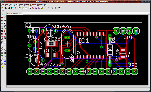 Tutorial Robotic: Membuat PCB dengan EAGLE