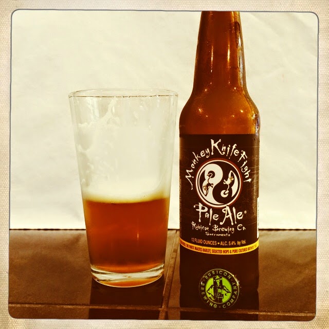 NorCal Beer Blog Rubicon Brewing Company Monkey Knife Fight Pale Ale