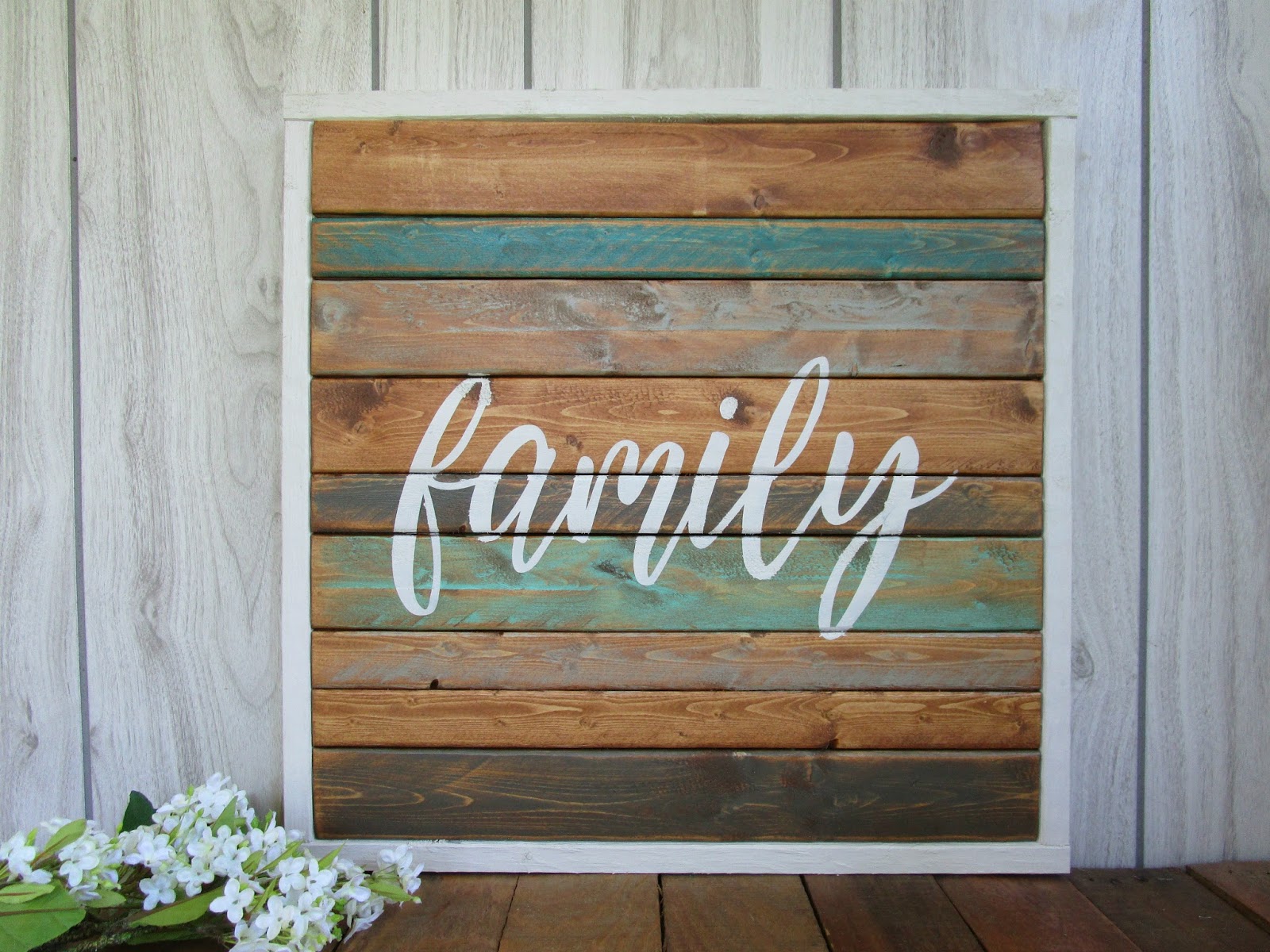 Northwoods Attic Framed FAMILY and GATHER Wood Signs