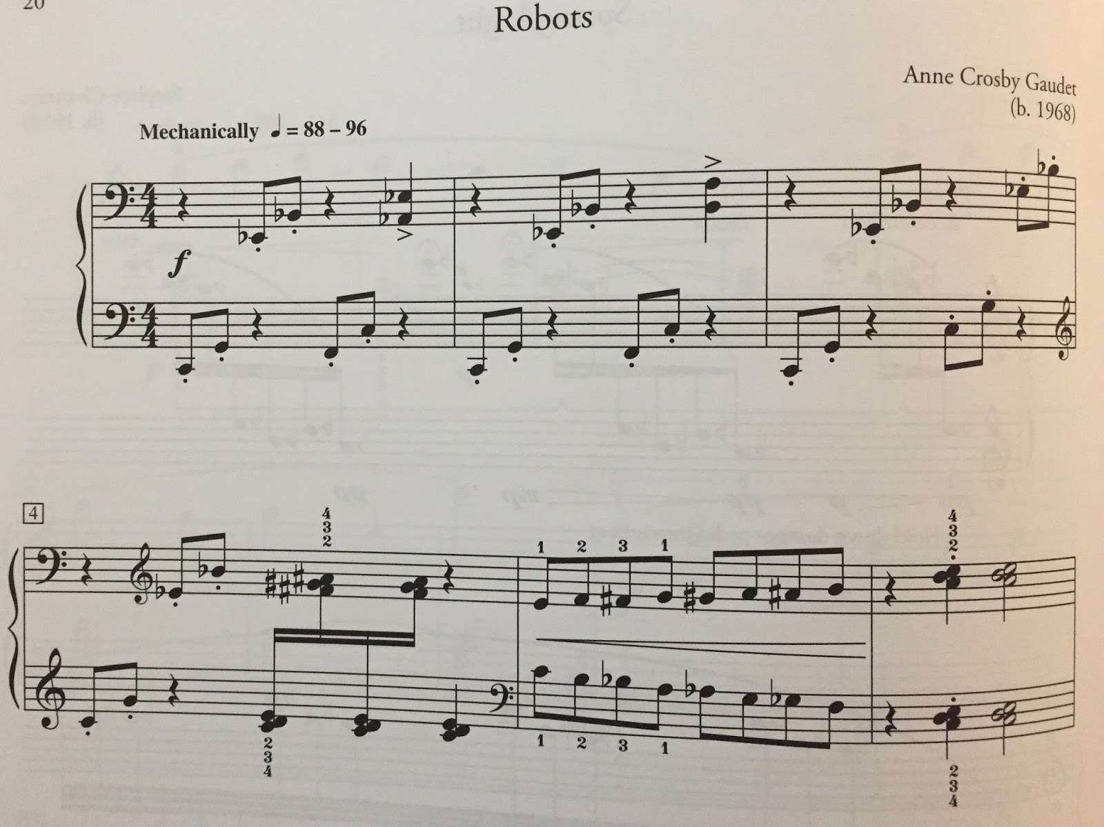 Repertoire by Rote Seven Piano Pieces to Be Taught without Traditional Notation 