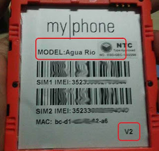 MyPhone Agua Rio V2 firmware