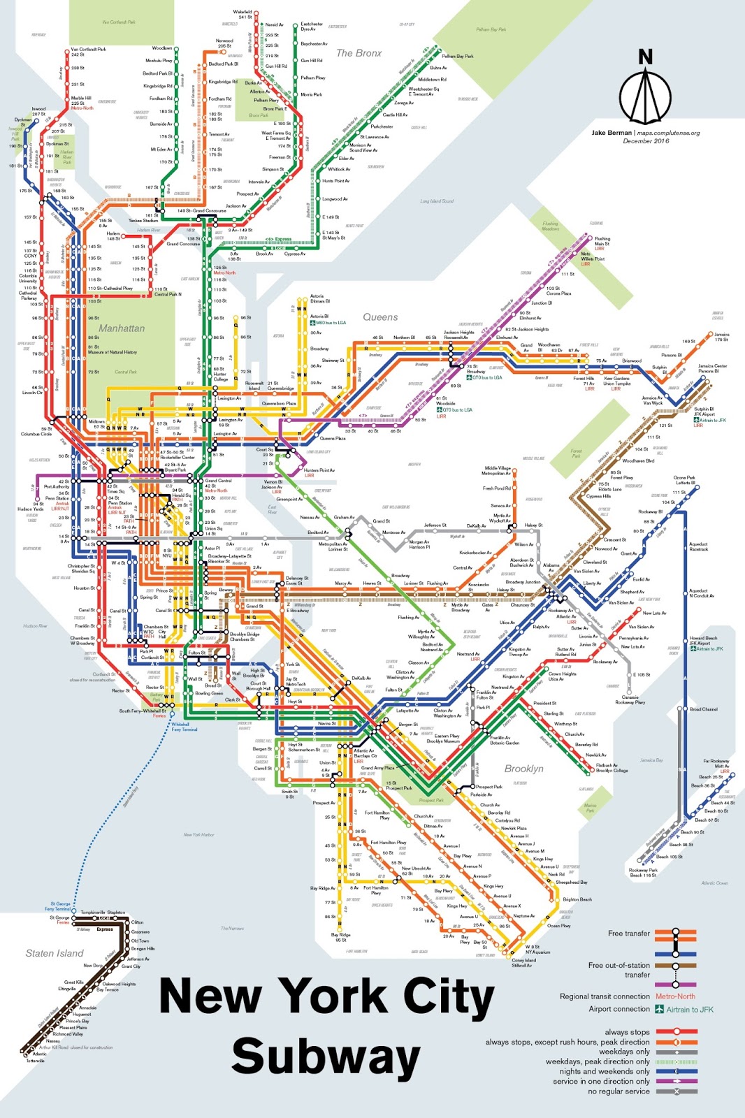 New York City Subway (December 2016)