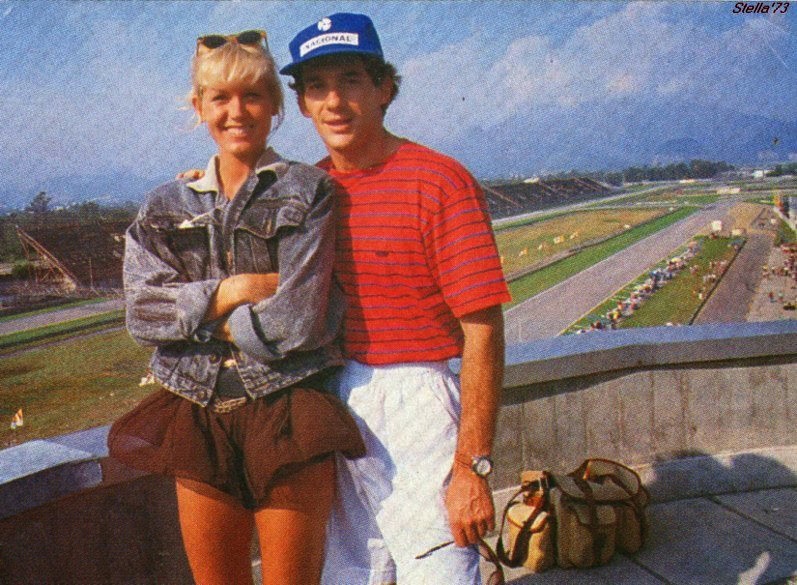 Ayrton Senna Forever: Photos Ayrton Senna and girlfriend