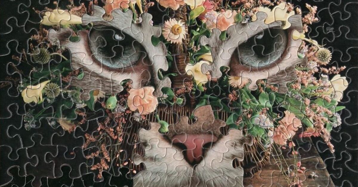 This Artist Creates Hyperrealistic Mashups By Using Jigsaw Puzzles