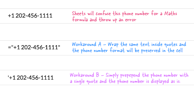How to Make Phone Numbers Callable in Google Sheets ~ Way2Trick