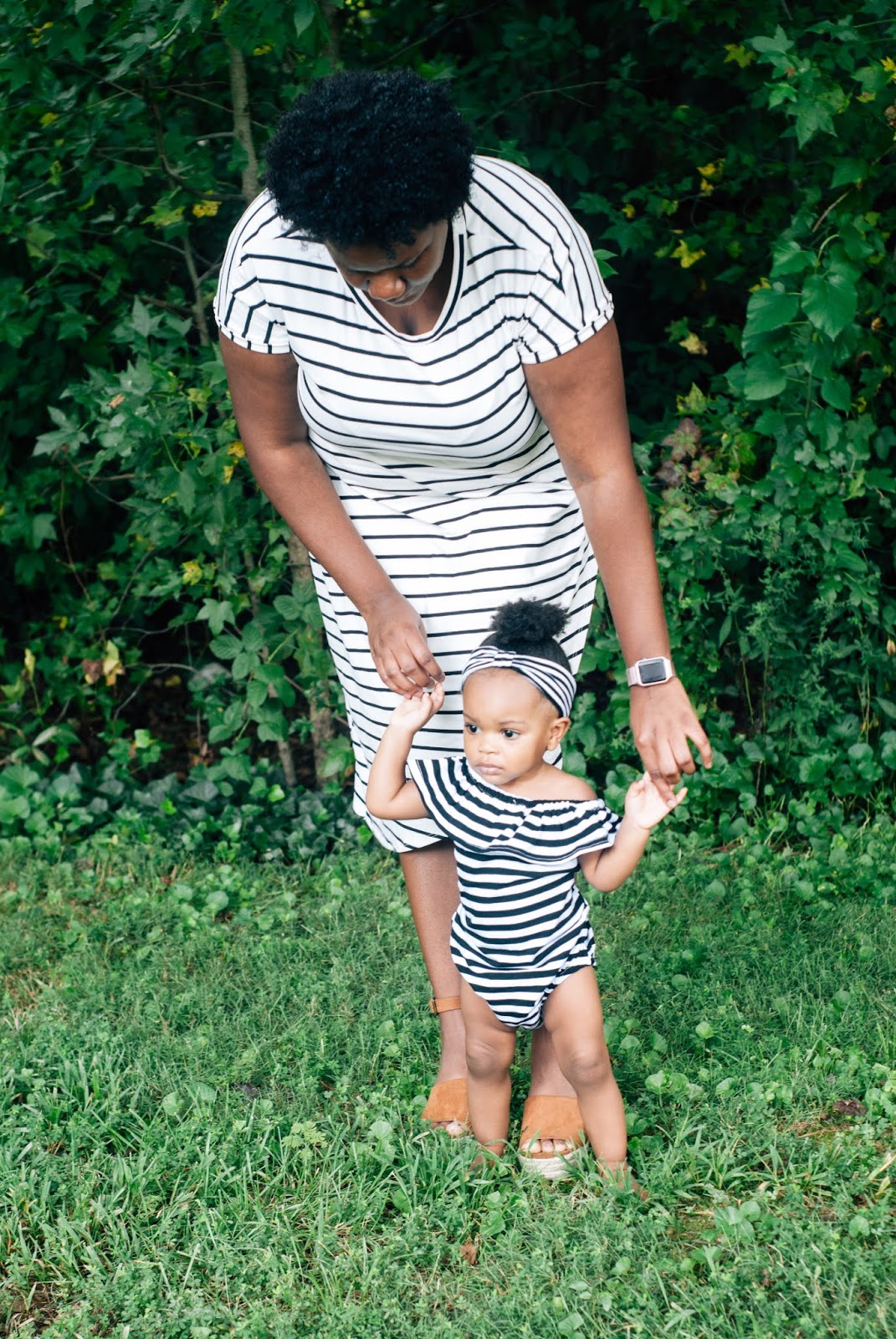 A mommy and me outfit post featuring PinkBlush Maternity.
