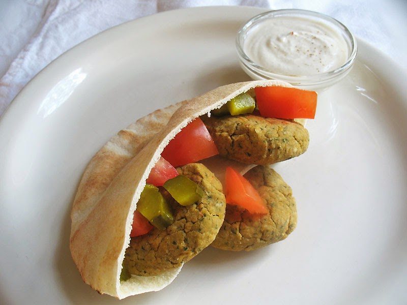 Baked Falafel with Lemon Tahini Sauce Lisa's Kitchen Vegetarian Recipes Cooking Hints
