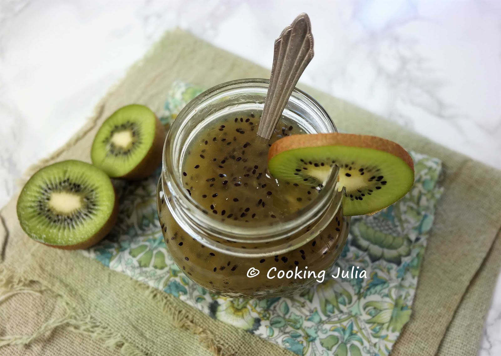 COOKING JULIA CONFITURE DE KIWIS