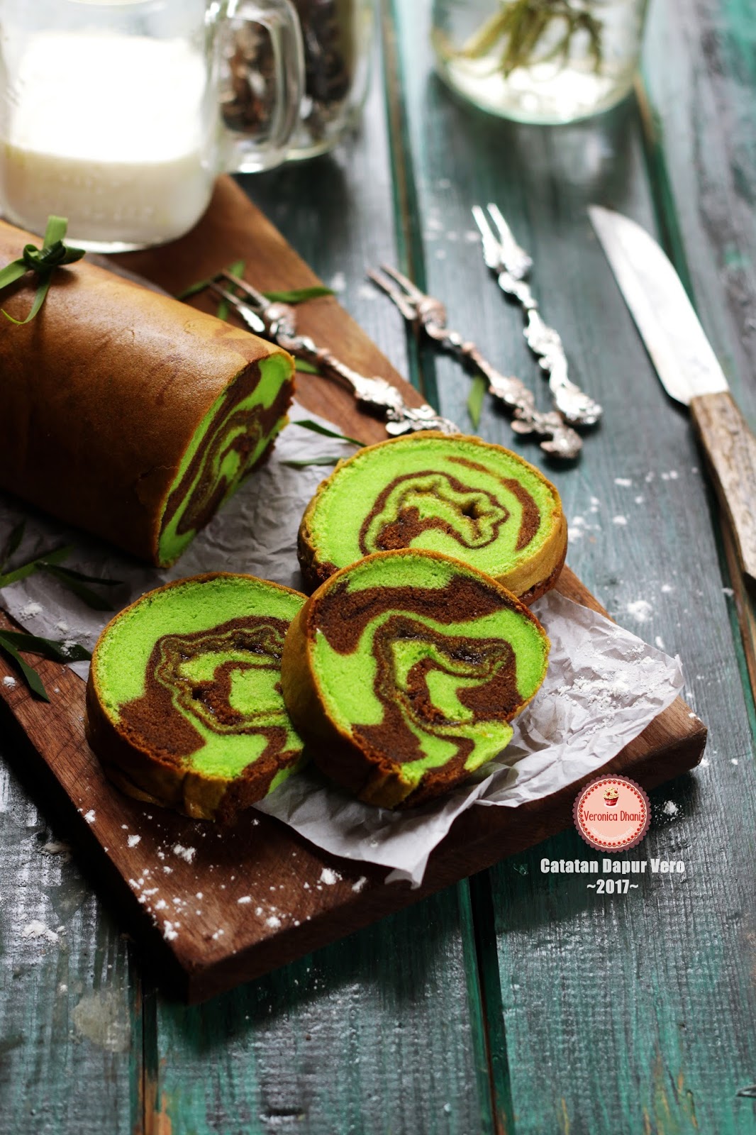 Catatan Dapur Vero: Bolu Gulung Pandan