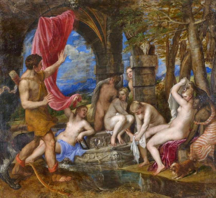 Titian Diana and Actaeon