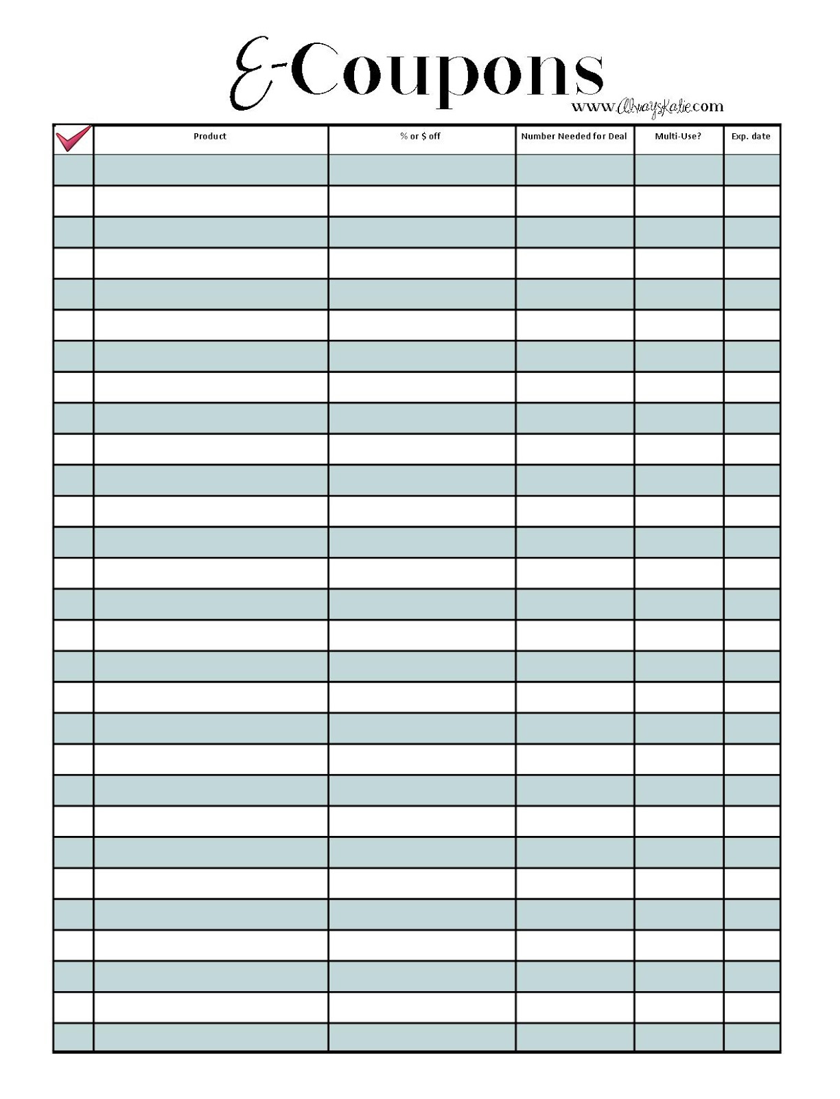 Free Printable Coupon Organizer Pages Printable Templates Free Printable Coupon Organizer Pages Printable Templates