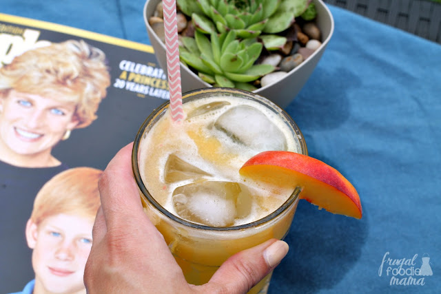 A refreshing combination of fresh peach puree, iced green tea, & a splash of club soda, this Fresh Peach Green Tea Spritzer is perfect for relaxing with on a summer afternoon.