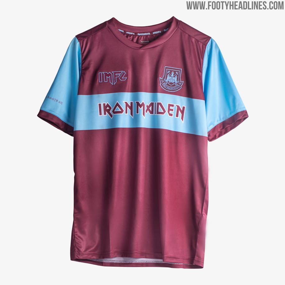 Unique Iron Maiden x West Ham Kit Released - Footy Headlines