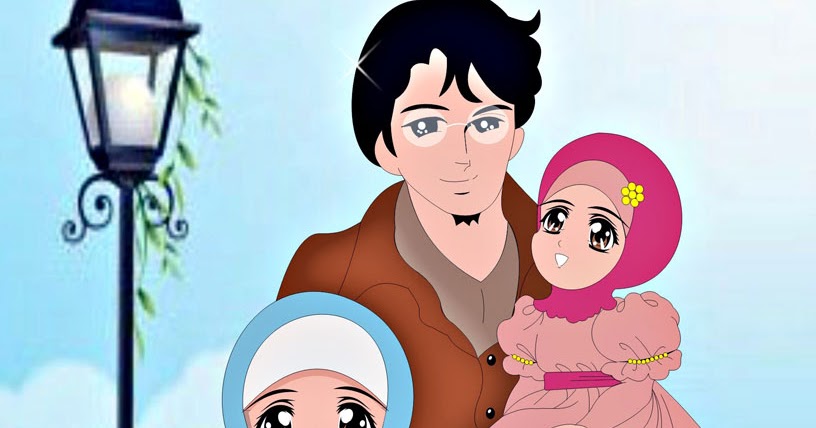 28 Terbaru Gambar  Kartun Muslimah Nikahan 