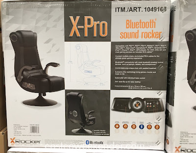 Costco 1049168 - X Rocker X-Pro Bluetooth Sound Rocker Gaming Chair - Immerse yourself in music and sounds that you come to expect in today's game play
