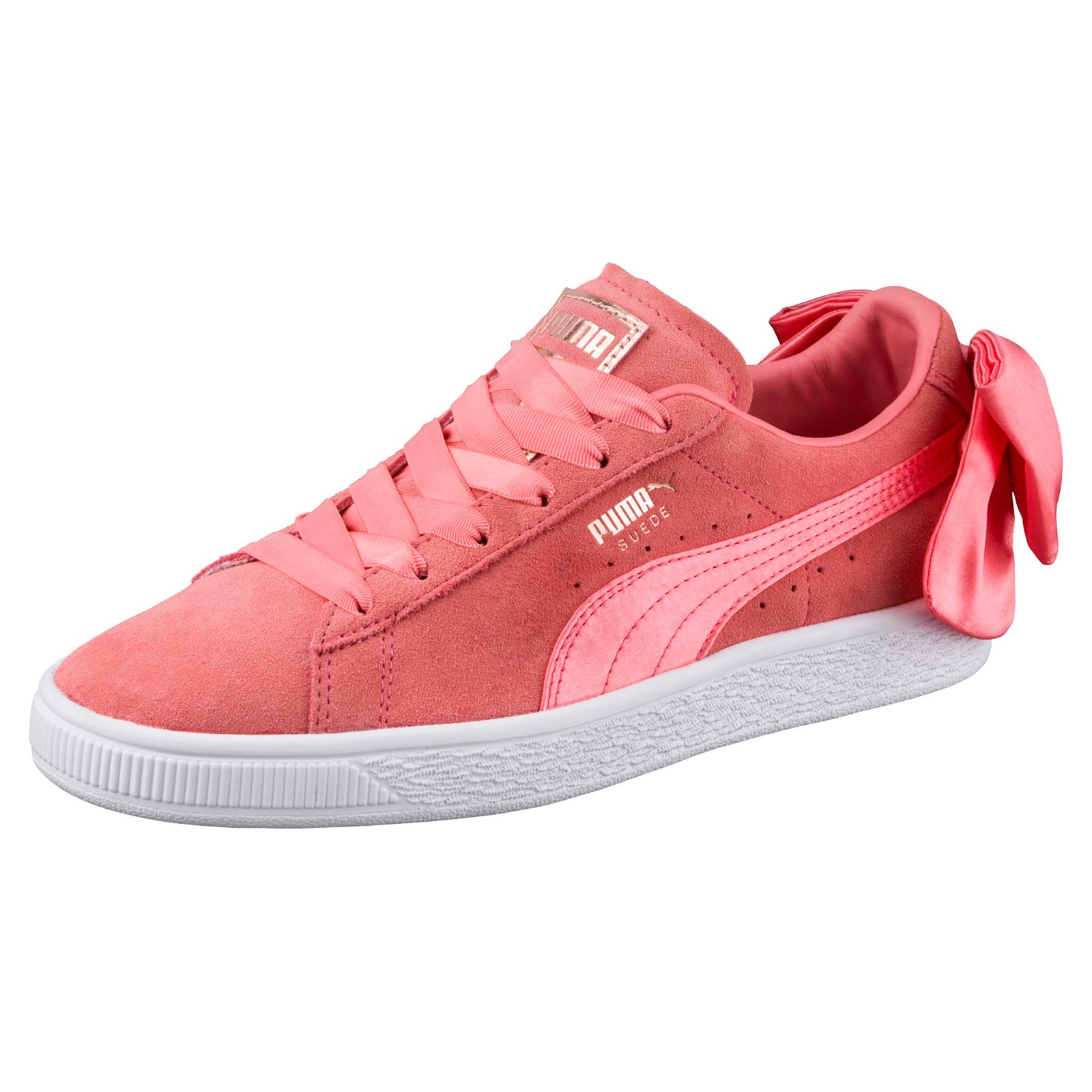 Swag Craze: First Look: Pink PUMA Bow Suedes