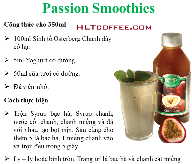 Passion smoothies