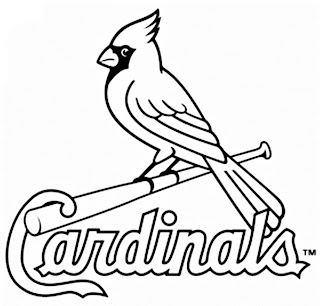 Logo de los cardenales de San Luis para colorear