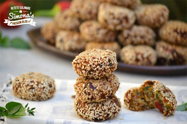 Chiftele de legume in crusta de susan