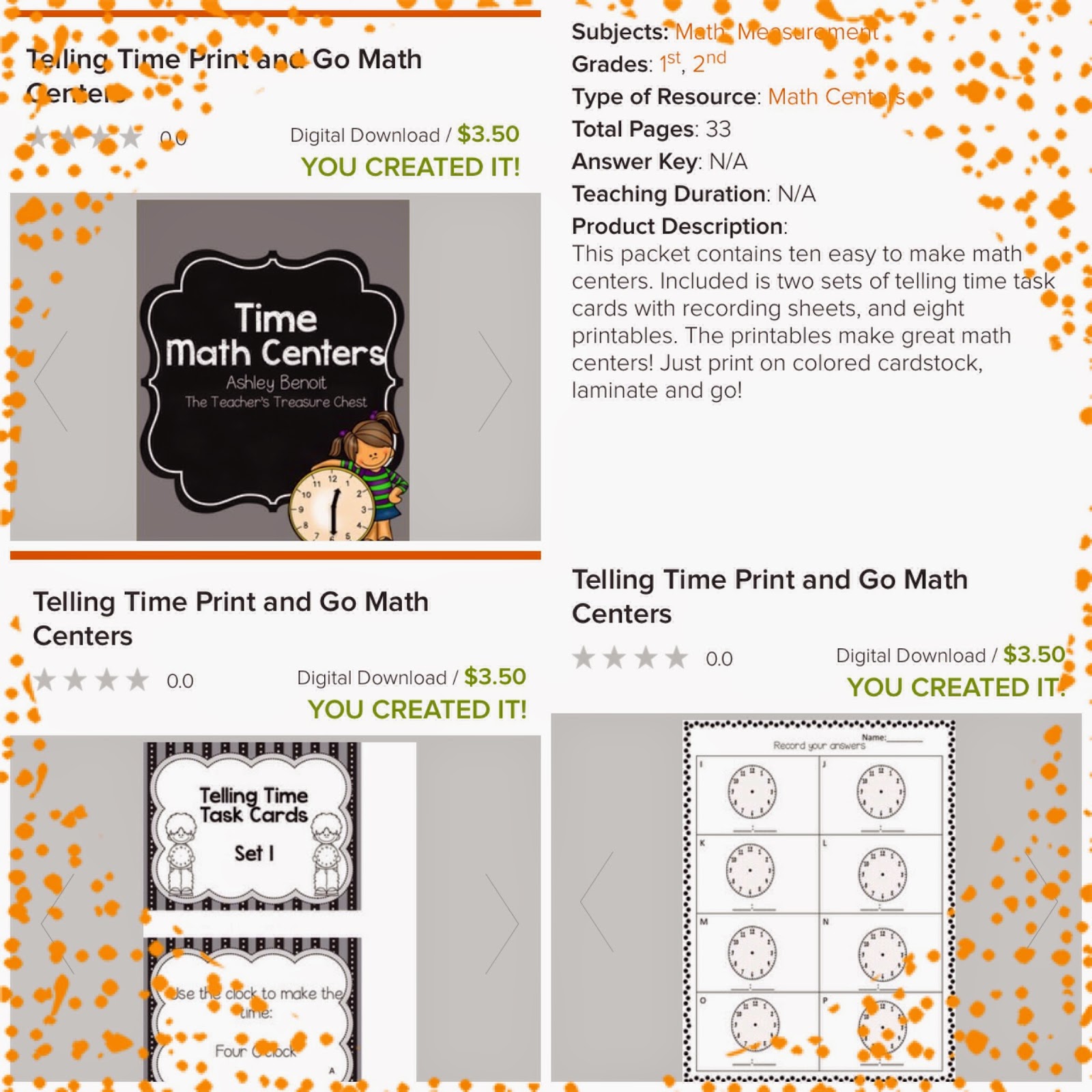 The Teacher's Treasure Chest Teaching Time in the Primary Grades