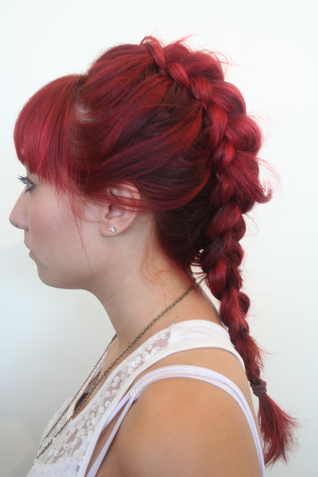 On Stage Hair Design How To Tuesday Wednesday Braided Mohawk