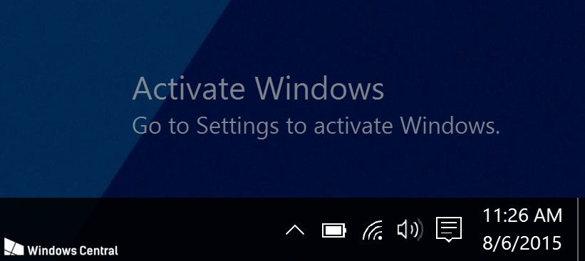 Personalize windows 10 without activation
