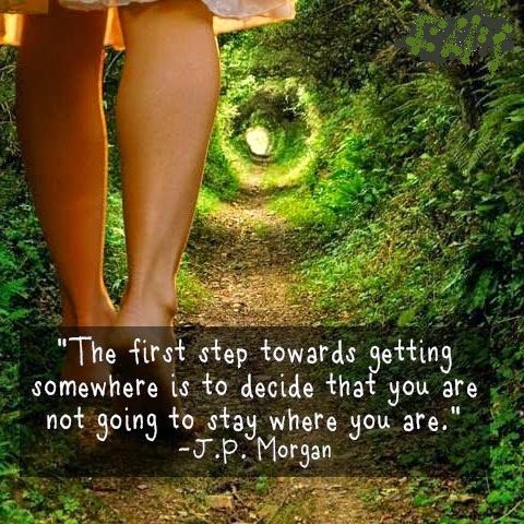 The First Step Towards Getting Somewhere | Quotes and Sayings