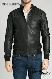 seven domu sk24 men leather jacket