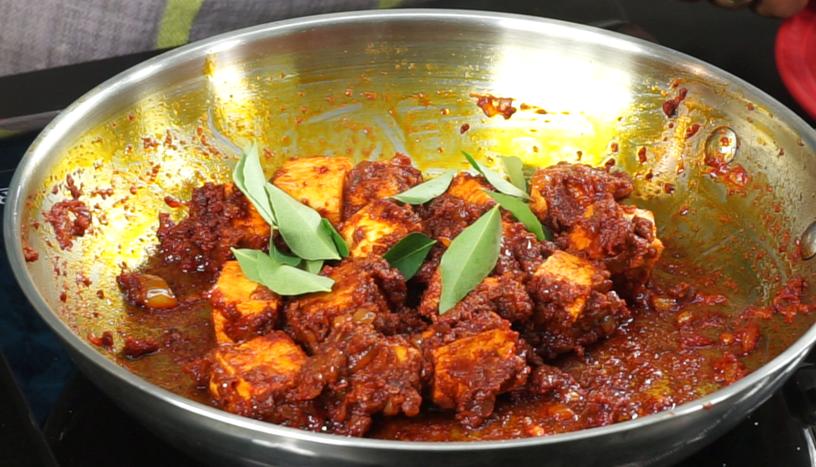Paneer Ghee Roast Steffi's Recipes
