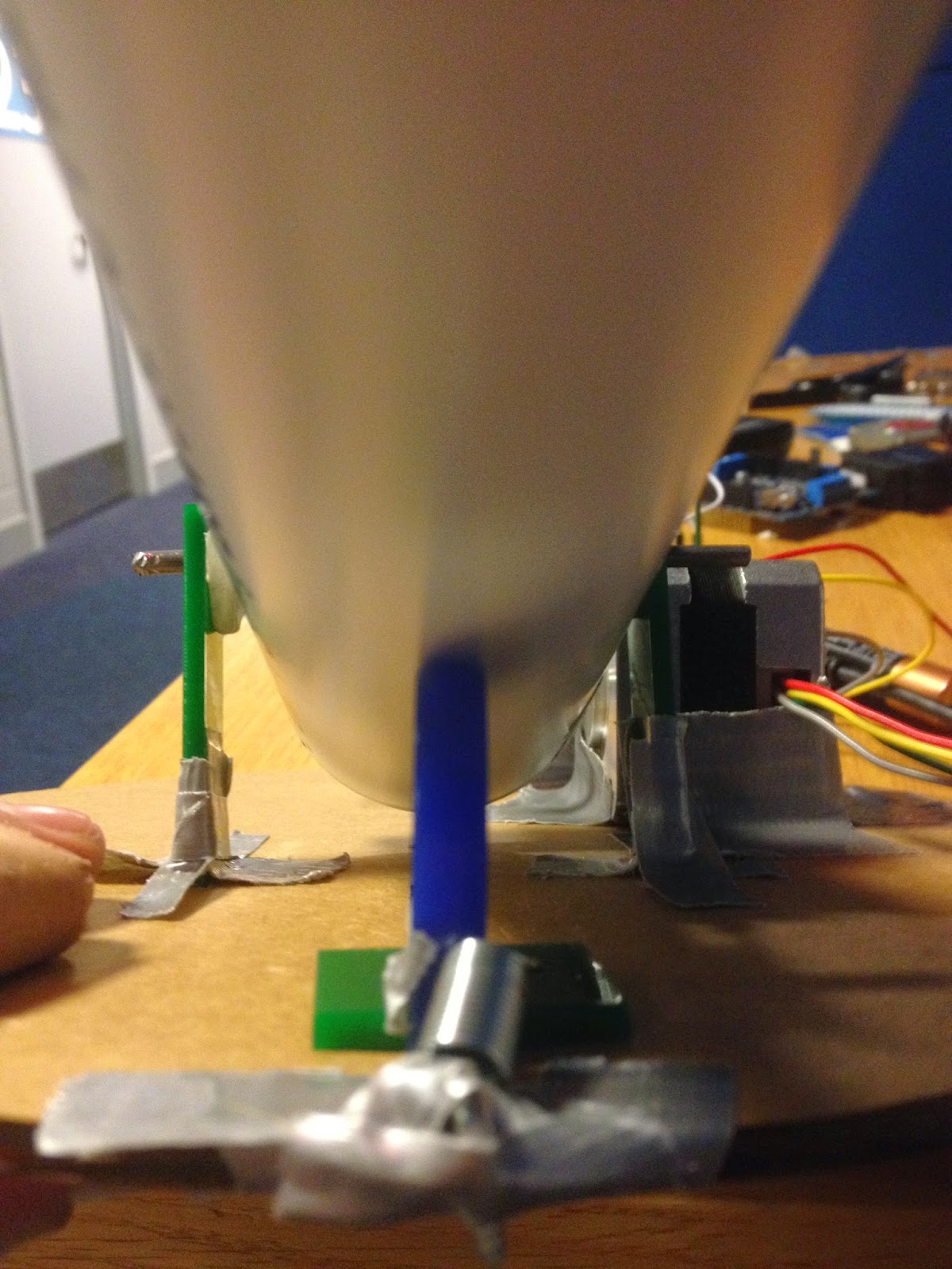 PingPong Ball Launcher Close up Mechanism Adjustments...