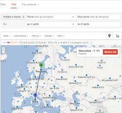 Google Ricerca voli
