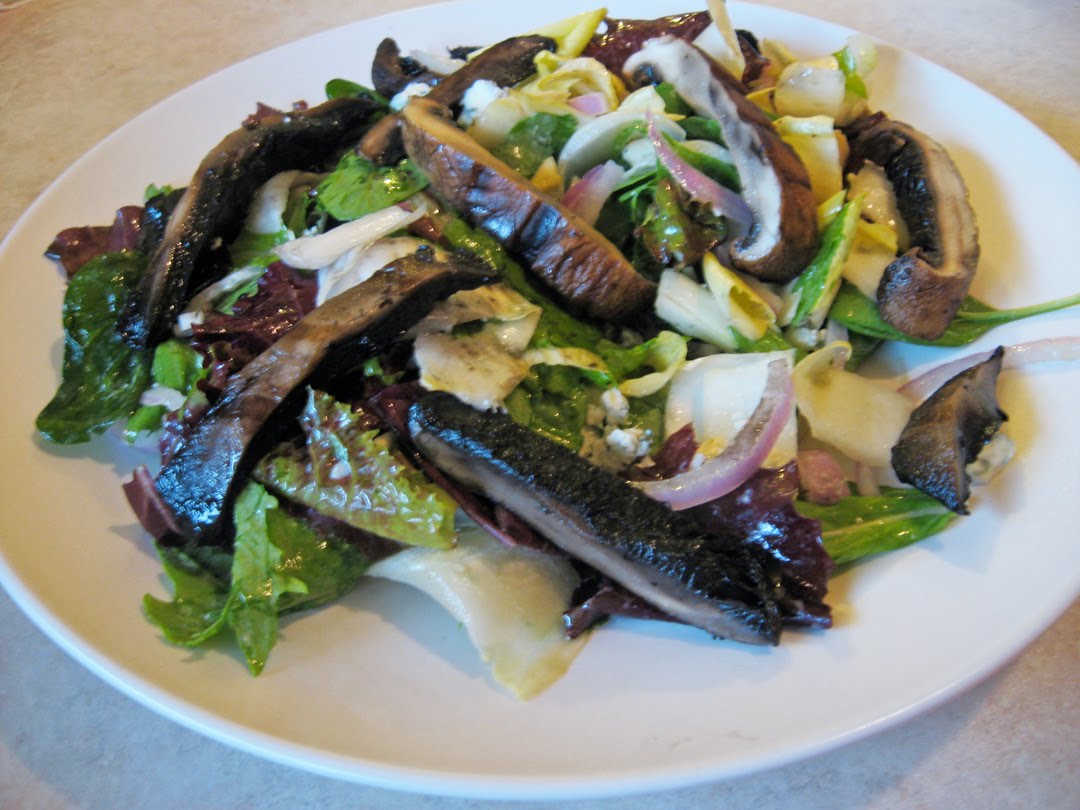 Backyard Patch Herbal Blog Grilled Mushroom and Green Bean Salad
