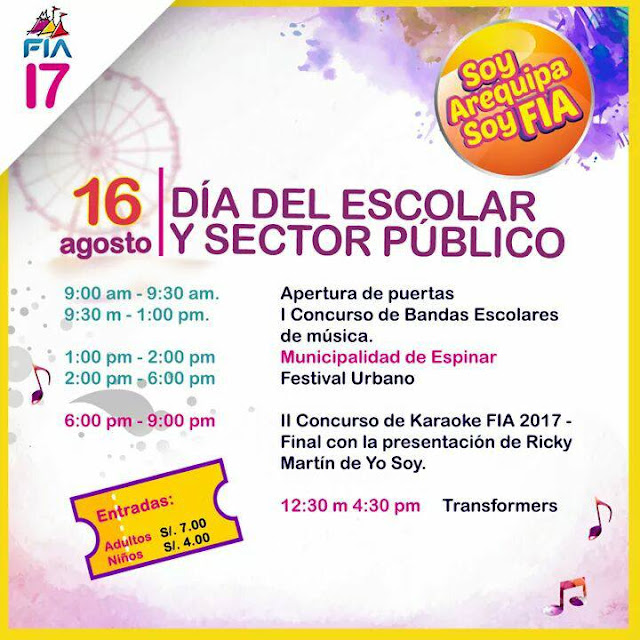 FIA 2017 programación