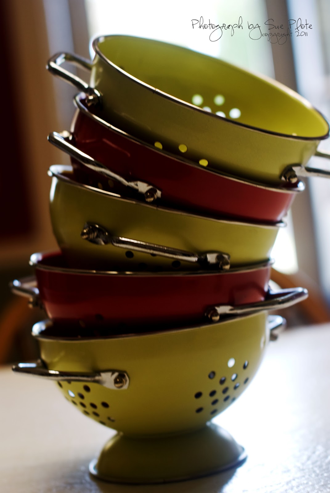 this pink rooster Fun Finds Mini Colander