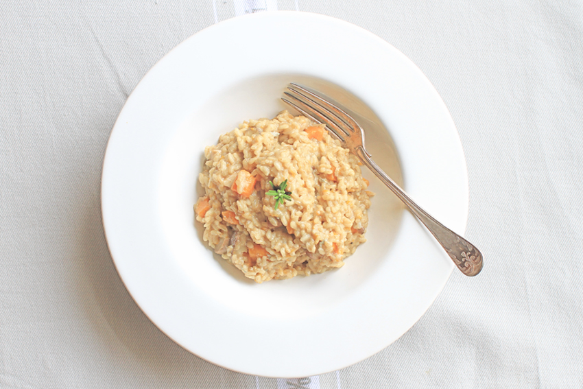 Risotto z dynią, prawdziwkami i serem Kalejdoskop Renaty