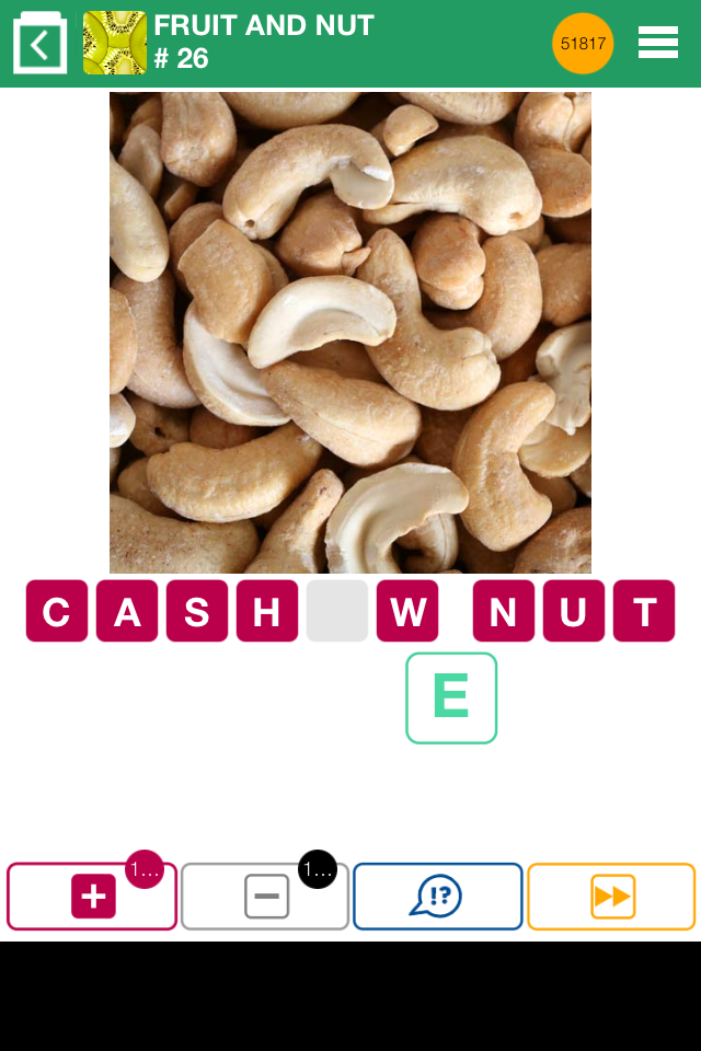App and Answers 100 Pics 1 Picture Quiz Fruit and Nut Level 2130 Answers