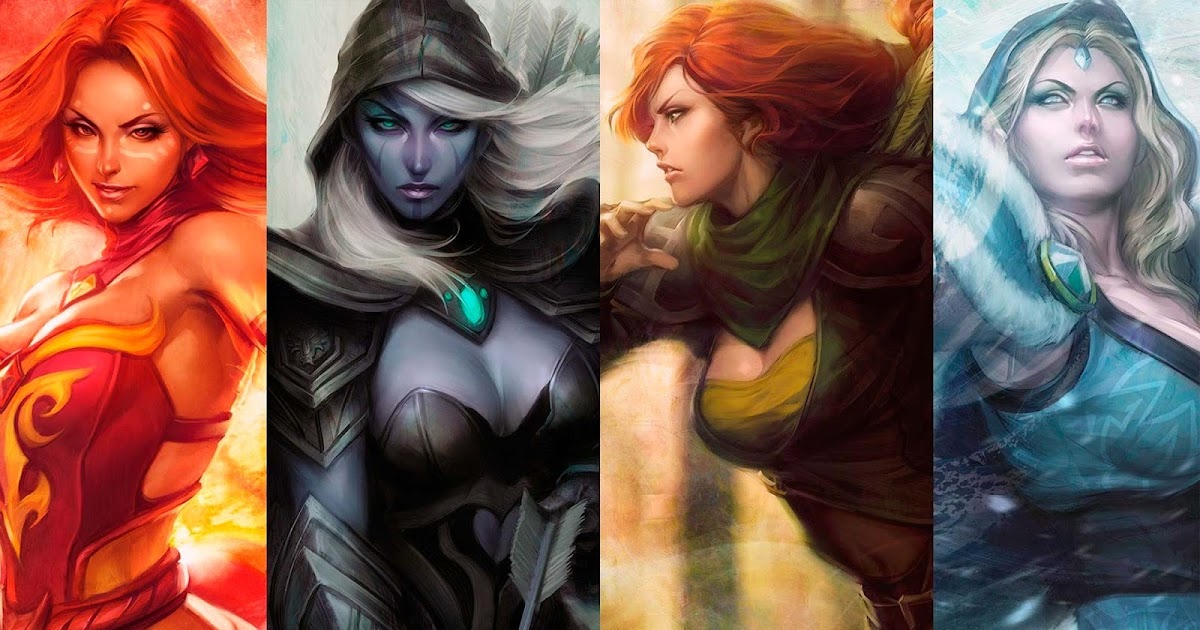 Heroes femeninas de dota 2 dota allstars