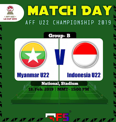 Live Streaming Cambodia vs Myanmar AFF U22 20.2.2019