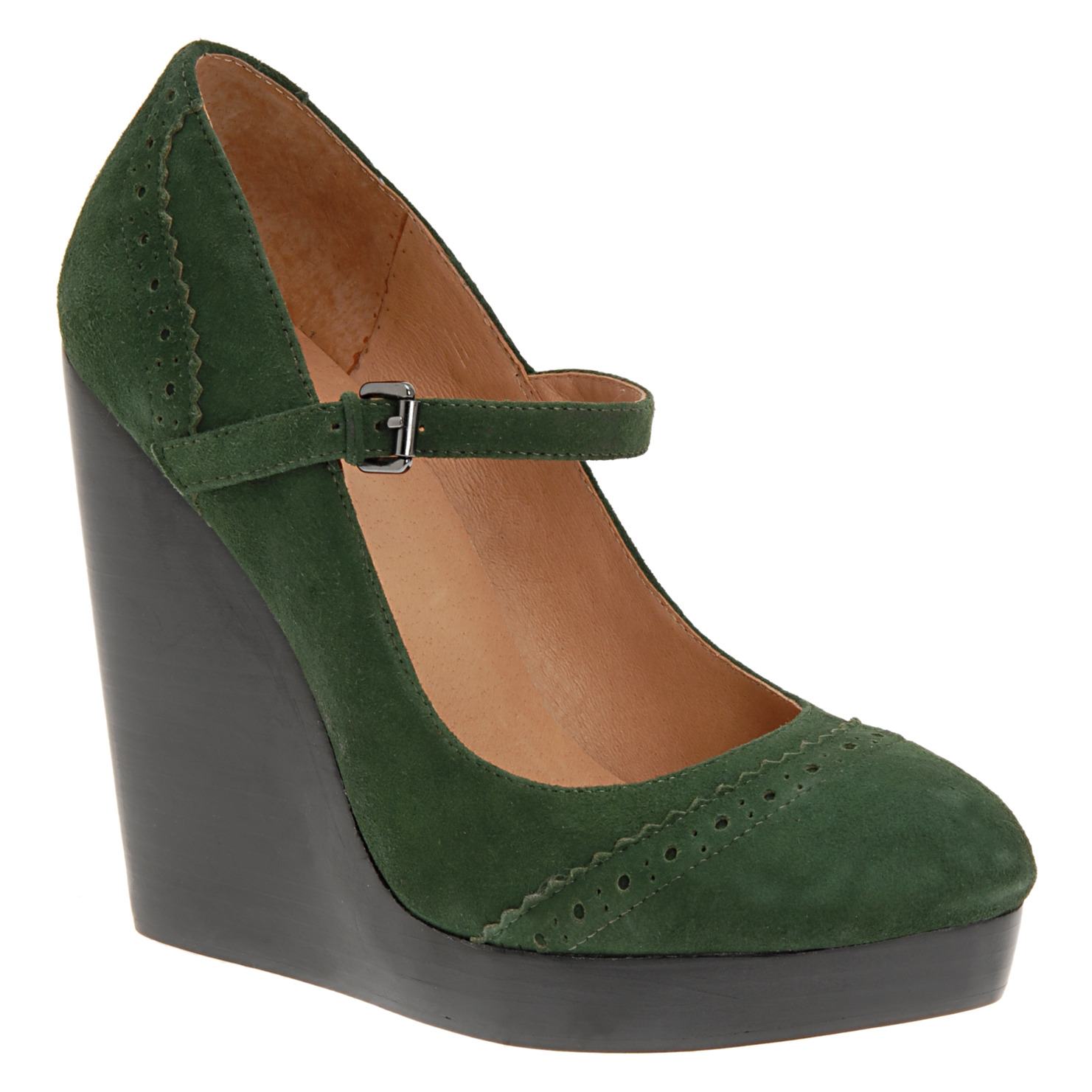 THE GREATEST SHOE ON EARTH Forest Green Wedges