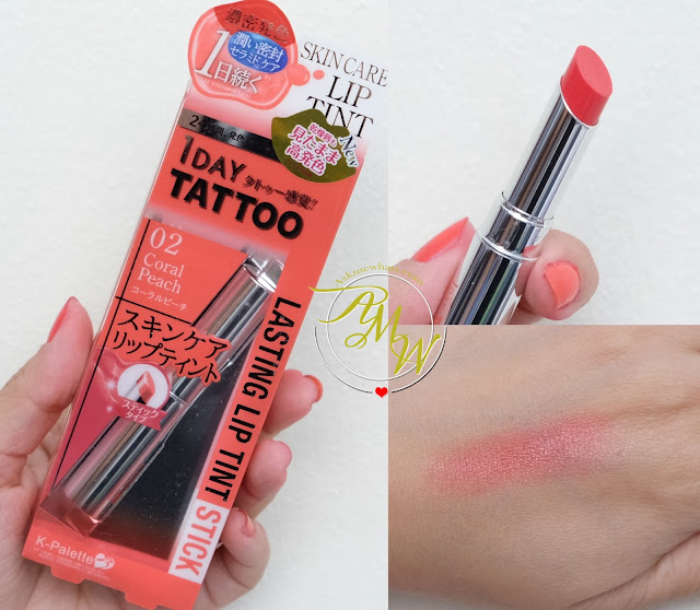 a photo of K-Palette 1Day Tattoo Lasting Lip Tint Stick Review