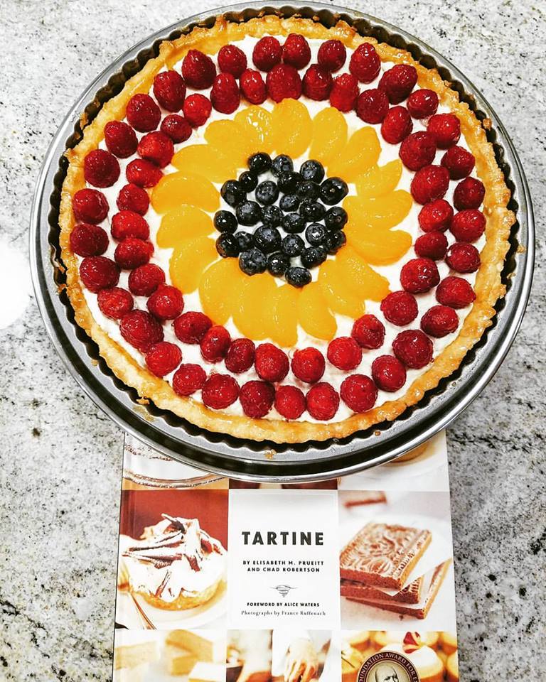 Tartine's Fresh Fruit Tart with Bavarian Cream