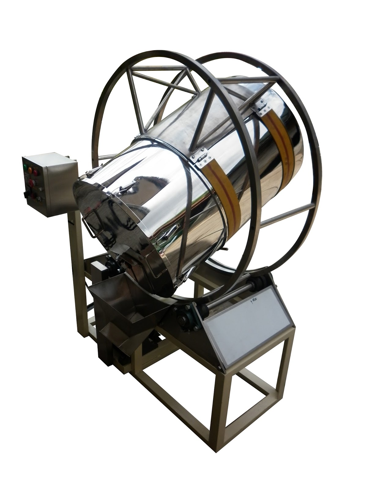 MESIN INDUSTRI FARMASI DRUM MIXER