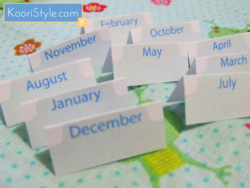 Weekly and Monthly Blog Planner Printable PDF at KooriStyle.com Cute Kawaii Koori Style KooriStyle Weekly Monthly Blog Planner Agenda Organization Printable PDF Blogging
