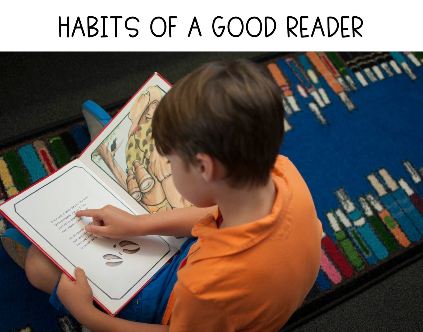 Habits of a Good Reader A Mini Unit First Grade Buddies