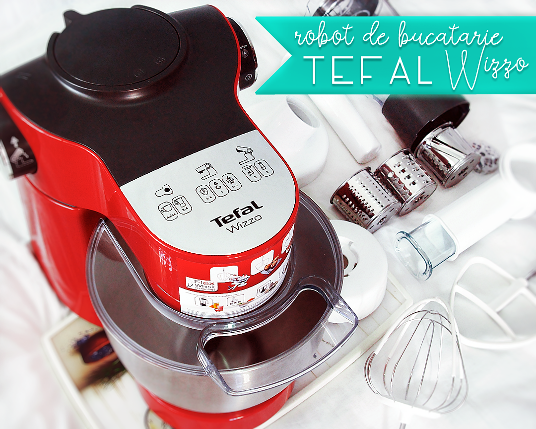Robot De Bucătărie Tefal Wizzo Qb319838 Black Tefal Pe Darwin Md